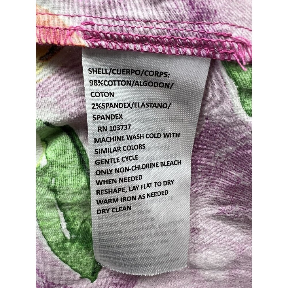 Donna Morgan Lemon Printed Flutter Cap Sleeve Ruf… - image 8